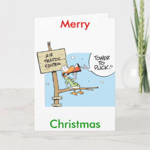 Air Traffic Control Merry Christmas Card