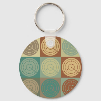 Air Traffic Control Pop Art Keychain