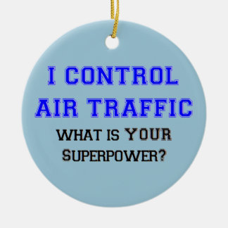 air traffic controller ceramic ornament