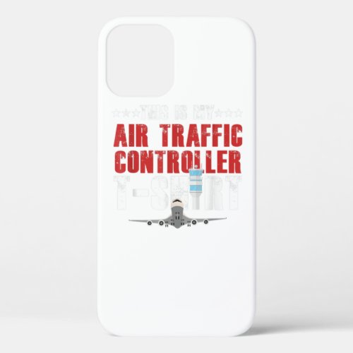 Air Traffic Controller Costume Airport Airplane Pi iPhone 12 Case