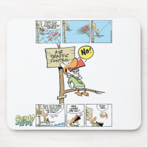Air Traffic Controller Duck Mouse Pad