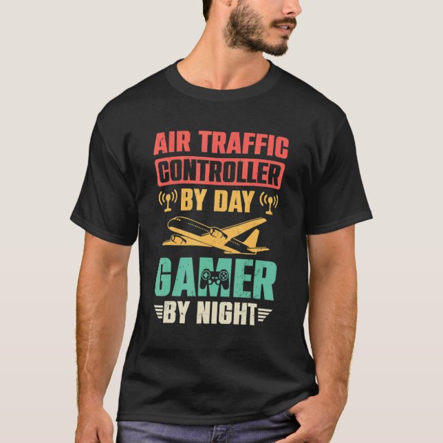 Air Traffic Controller   Gaming   Air Marshal Game T-Shirt (Front)