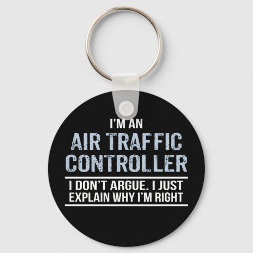 Air Traffic Controller Humor Keychain