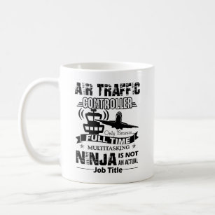Retired Air Traffic Controller Gift Coffee Mug By Curious GraphixLong Lasting