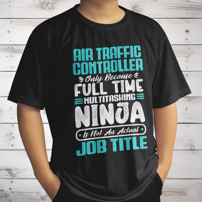 Air Traffic Controller Job Title Profession Funny T-Shirt (Creator Uploaded)