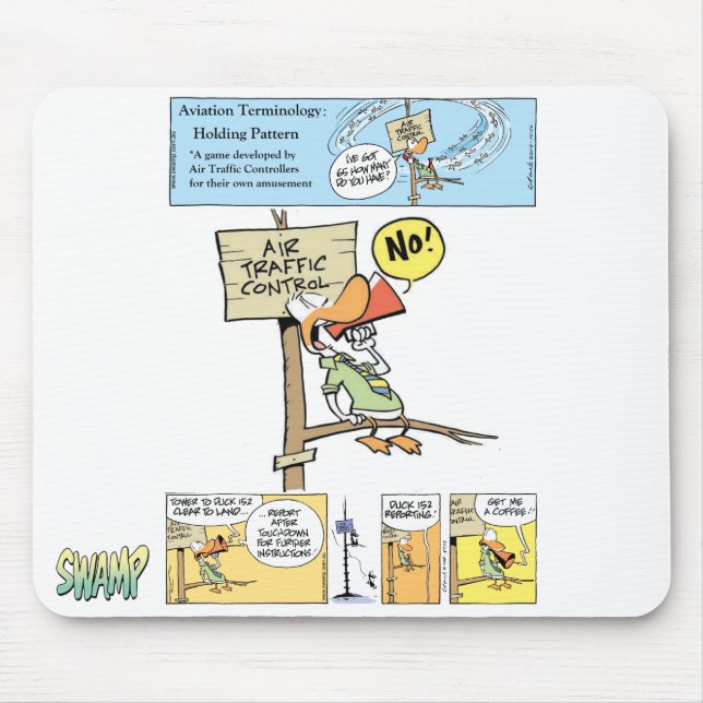 Air Traffic Controller Jokes Mouse Pad (Front)