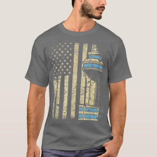Air Traffic Controller TowerAircraft Airspace ATC  T-Shirt