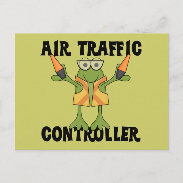 Air Traffic Controller Tshirts and Gifts Postcard (Front)