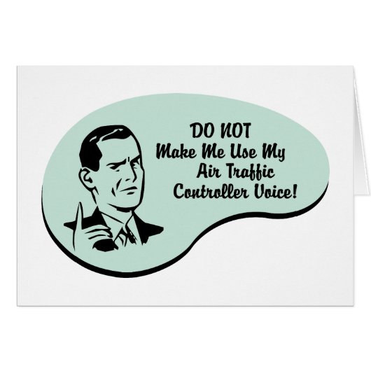 Air Traffic Controller Voice Cards (Front Horizontal)