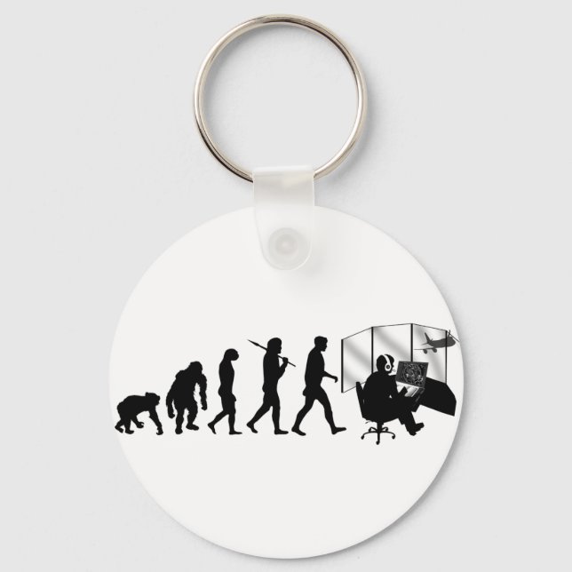 Air traffic controllers gifts tower control keychain (Front)