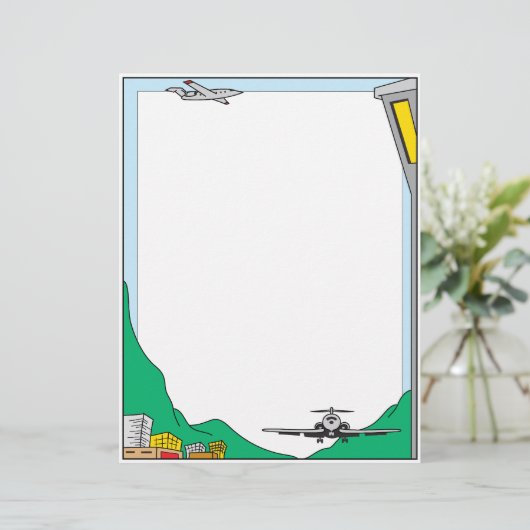 Air Travel Letterhead (Standing Front)