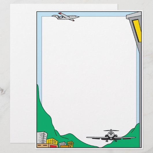Air Travel Letterhead (Front/Back)