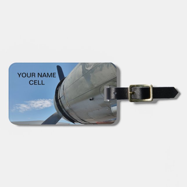 Air Travel Luggage Tag  (Front Horizontal)