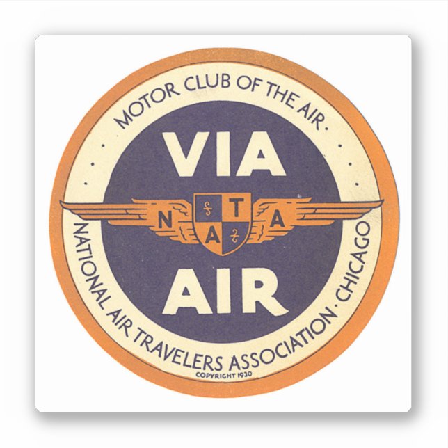 Air Travelers Association  Sticker (Front)
