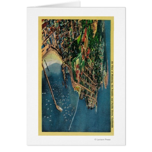 Air View of Monterey and Presido Cards (Front)