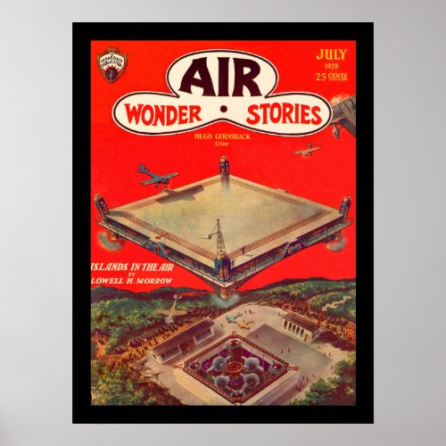 Air Wonder Stories v01 n01 1929_07Stellar_Pulp Poster