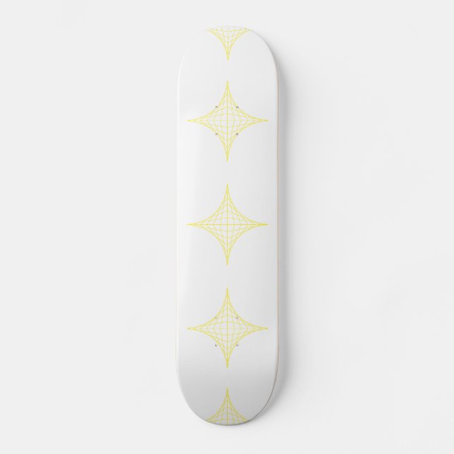 Air (yellow) skateboard deck (Front)