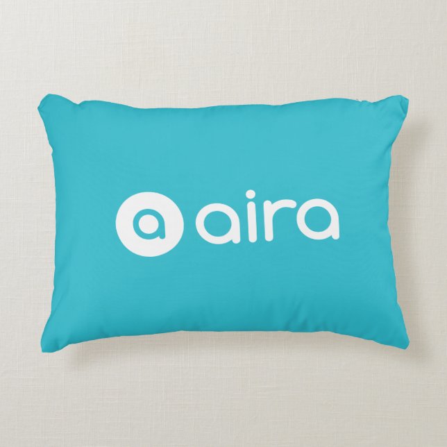 Aira Logo Accent Pillow (Front)