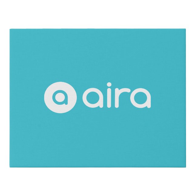 Aira Logo Faux Canvas Print (Front)