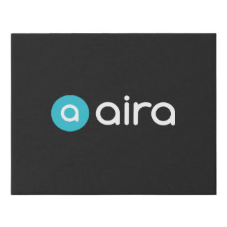 Aira Logo Faux Canvas Print