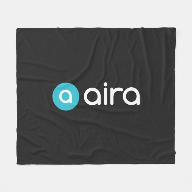 Aira Logo Fleece Blanket (Front (Horizontal))
