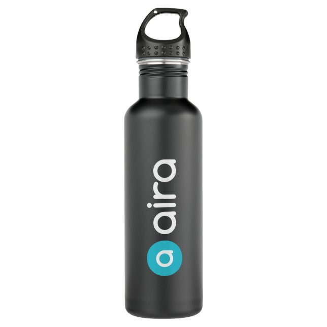 Aira Logo Stainless Steel Water Bottle (Front)