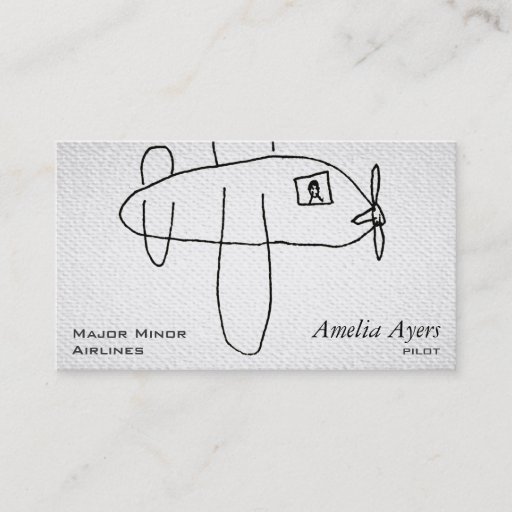 Customizable Airbeep Textured Look Business Cards