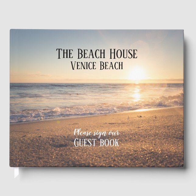 Airbnb Beach House Photo Comments Guest Book (Front)