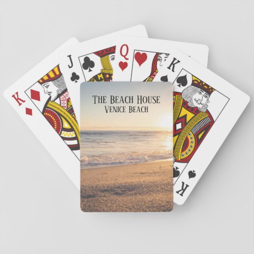 Airbnb Beach House Photo Guest Poker Cards