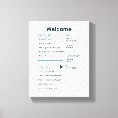 Airbnb Vrbo Welcome Sign Template Rental Guide