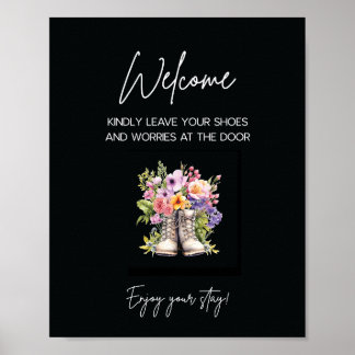 Airbnb welcome sign
