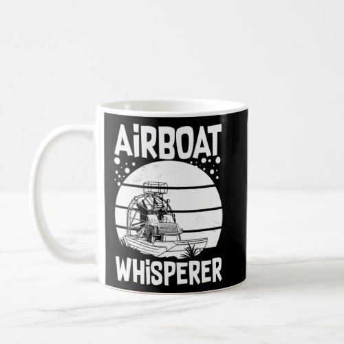 Airboat Fanboat Rc Hydroplane Racing Swamp Boat Ri Coffee Mug
