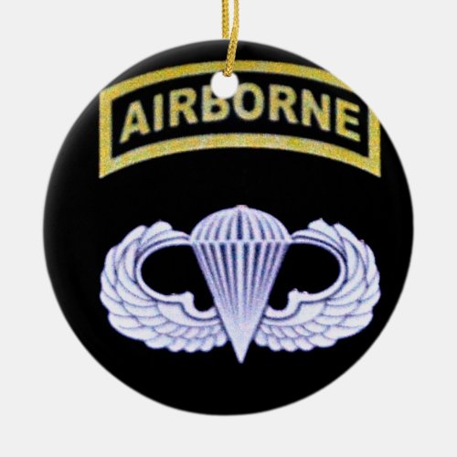 Airborne All The Way Ceramic Ornament