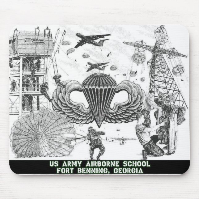 Airborne All The Way! Mouse Pad (Front)