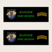 airborne Army ranger veterans vets bookmarkers (Front & Back)