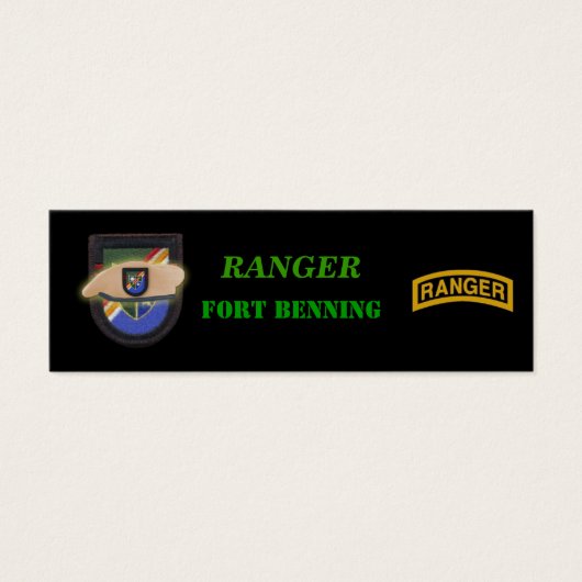 airborne Army ranger veterans vets bookmarkers (Front)