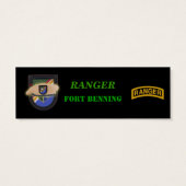 airborne Army ranger veterans vets bookmarkers (Back)