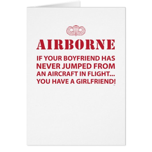 AIRBORNE CARDS (Front)