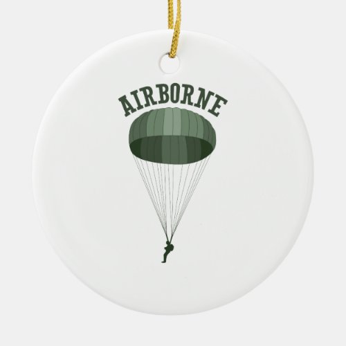 Airborne Ceramic Ornament