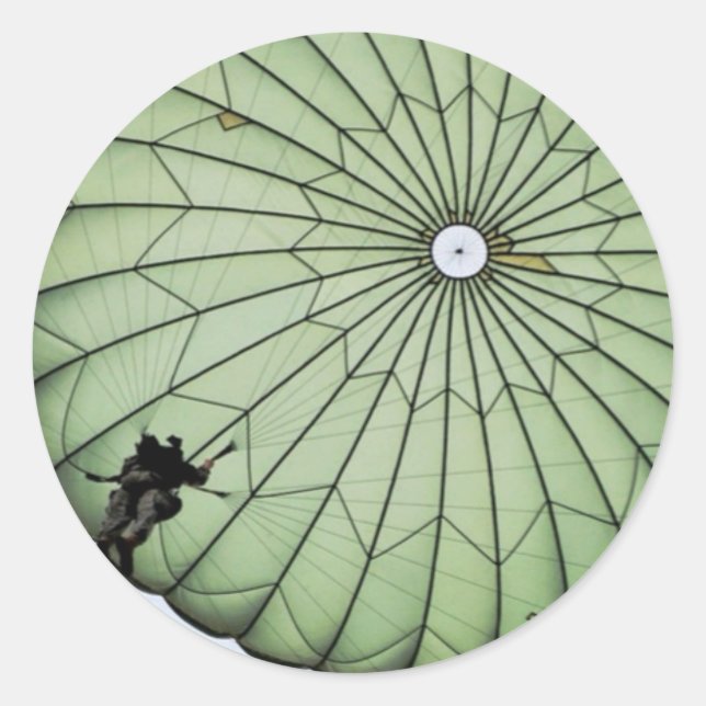 Airborne Classic Round Sticker (Front)