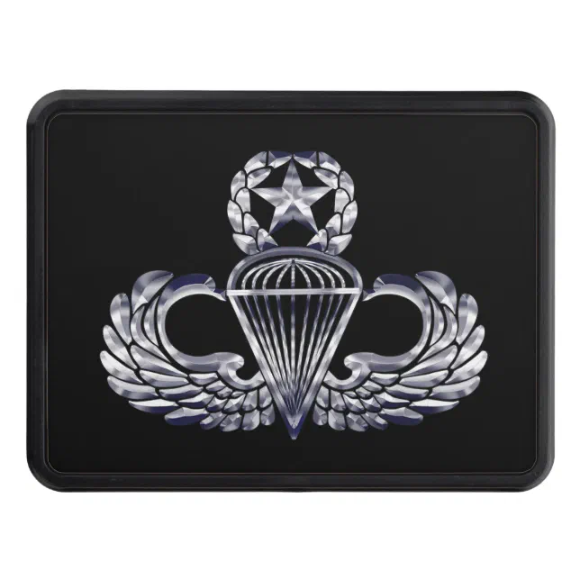 Airborne Jump Master Wings Hitch Cover | Zazzle