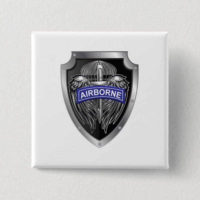 Airborne Paratrooper Button (Front)