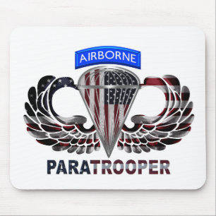 Airborne Paratrooper Mouse Pad