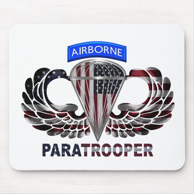  Airborne Paratrooper  Mouse Pad (Front)