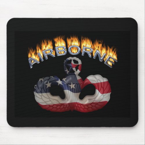 Airborne Paratrooper Mouse Pad