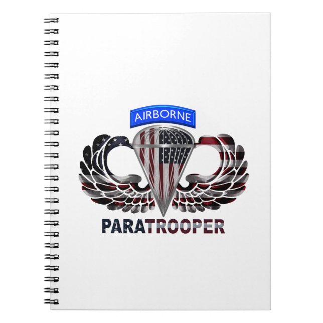 Airborne Paratrooper Notebook (Front)