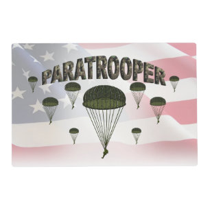  Airborne Paratrooper  Placemat