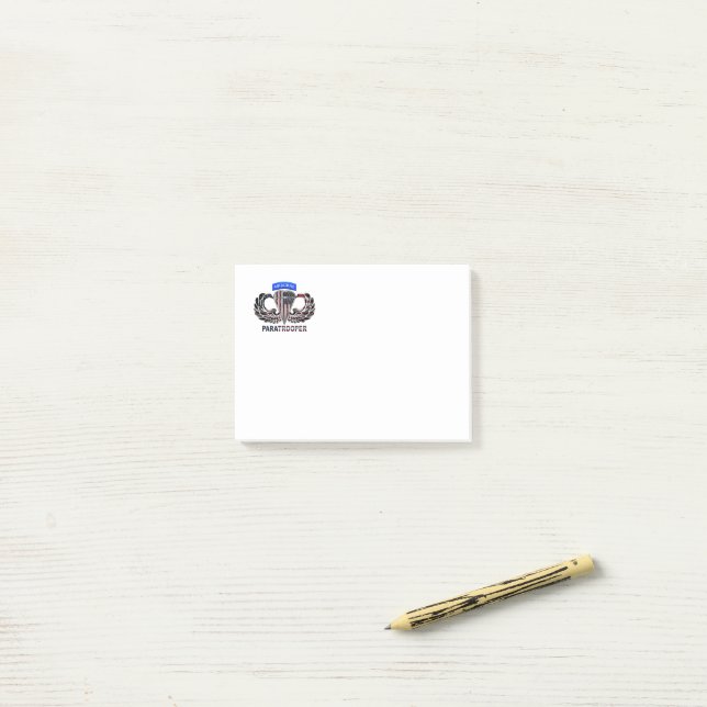 Airborne Paratrooper Post-it Notes (On Desk)