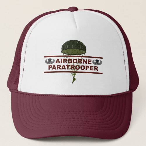 Airborne Paratrooper   Trucker Hat