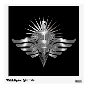 Airborne Paratrooper Wall Decal